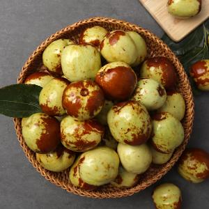 [골든트리농업회사법인] 천황사과대추 2kg (소중대 혼합 / 특품)