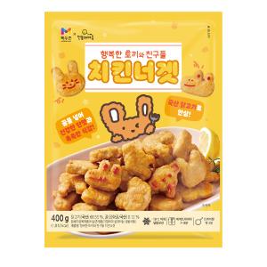 [농협목우촌] 토끼와 친구들 치킨너겟 400g x2팩