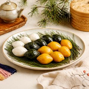 [삼보한과] 달콤한 삼색깨송편 1kg(냉동)